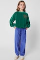 Детские хлопковые брюки Bobo Choses 225AC083