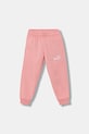Otroški spodnji del trenirke Puma ESS No. 1 Logo Sweatpants FL PS Pletenina roza 684933