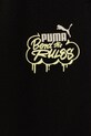 Chłopiec Puma spodnie dresowe dziecięce MID90s Sweatpants TR B 688470 czarny