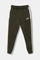 Puma spodnie dresowe dziecięce ESS BLOCK Sweatpants FL B dzianina zielony 690782