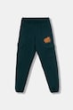 Puma pantaloni de trening pentru copii MID90s Cargo Sweatpants FL B panza verde 688474