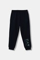 EA7 Emporio Armani spodnie dresowe bawełniane dziecięce 7B000172.AF13512 granatowy AW25