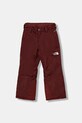 Detské lyžiarske nohavice The North Face B FREEDOM INSULATED PANT látka burgundské NF0A88TY0VO1