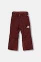 The North Face pantaloni de schi pentru copii B FREEDOM INSULATED PANT panza burgundia NF0A88TY0VO1