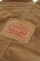 Levi's ogrodniczki bawełniane dziecięce CORDUROY OVERALL brązowy 6EJ335.B