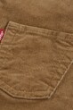 Levi's ogrodniczki bawełniane dziecięce CORDUROY OVERALL 6EJ335.B brązowy