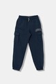 Levi's spodnie dresowe dziecięce CARGO JOGGER dzianina granatowy 9EN651