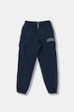 Levi's spodnie dresowe dziecięce CARGO JOGGER dzianina granatowy 9EN651