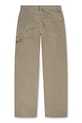Παιδικό βαμβακερό παντελόνι Levi's 555 RELAXED CARPENTER PANTS 9EN807 πράσινο AW25