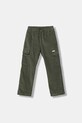 Calvin Klein Jeans spodnie sztruksowe dziecięce bawełna zielony IB0IB02554.9BYA