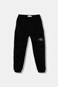 Calvin Klein Jeans spodnie dziecięce tkanina czarny IB0IB02597.9BYA