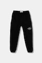 Calvin Klein Jeans spodnie dziecięce tkanina czarny IB0IB02597.9BYA