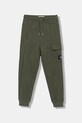 Дитячі бавовняні штани Calvin Klein Jeans бавовна зелений IB0IB02199.9BYA