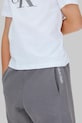 Παιδικό βαμβακερό παντελόνι Calvin Klein Jeans γκρί IB0IB02571.9BYA