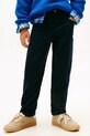 Băieți Tommy Hilfiger pantaloni de bumbac pentru copii KB0KB09978.9BYA bleumarin