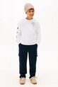 Tommy Hilfiger pantaloni de trening din bumbac pentru copii bumbac bleumarin KB0KB10121.9BYA