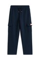 Tommy Hilfiger pantaloni de trening din bumbac pentru copii KB0KB10121.9BYA bleumarin AW25