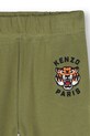 Dječaci Dječji pamučni donji dio trenirke Kenzo Kids K61455.114.150 zelena