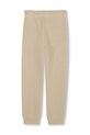 Kenzo Kids spodnie dresowe bawełniane dziecięce K61455.162 beżowy AW25