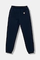 Дитячі бавовняні штани Guess N5BQ12.KAD74.9BYA темно-синій AW25