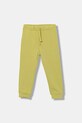 United Colors of Benetton spodnie dresowe bawełniane dziecięce bawełna zielony 3J70GF010.P.Season.9BYA