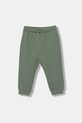 United Colors of Benetton spodnie dresowe bawełniane dziecięce bawełna zielony 3J70GF010.P.Season.9BYA