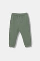 Dětské bavlněné tepláky United Colors of Benetton pletenina zelená 3J70GF010.P.Season.9BYA