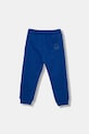 United Colors of Benetton pantaloni tuta in cotone bambino/a 3J70GF010.P.Reprop.9BYA blu AW25