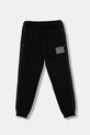 United Colors of Benetton pantaloni de trening din bumbac pentru copii bumbac negru 3NBMCF06N.G.seasonal