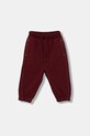 United Colors of Benetton spodnie dresowe bawełniane dziecięce bawełna bordowy 3NBMGF053.P.seasonal