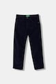 Παιδικό κοτλέ παντελόνι United Colors of Benetton με ελαστάν σκούρο μπλε 4AD5CE04E.G.seasonal