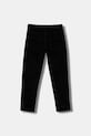 Παιδικό κοτλέ παντελόνι United Colors of Benetton 4AD5CE04E.G.seasonal μαύρο AW25