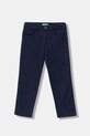 United Colors of Benetton spodnie dziecięce z elastanem granatowy 4RHPCE04D.G.seasonal
