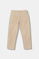 Dětské kalhoty United Colors of Benetton 4RHPCE04D.G.seasonal béžová AW25