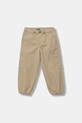 United Colors of Benetton spodnie dziecięce z elastanem beżowy 4XZXGF01R.P.seasonal