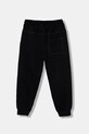 United Colors of Benetton pantaloni de trening din bumbac pentru copii 33NVCF06D.G.seasonal negru AW25