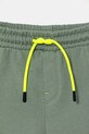 Băieți United Colors of Benetton pantaloni de trening din bumbac pentru copii 33NVGF052.P.seasonal verde
