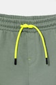Băieți United Colors of Benetton pantaloni de trening din bumbac pentru copii 33NVGF052.P.seasonal verde
