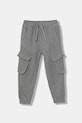 Παιδικό βαμβακερό παντελόνι United Colors of Benetton βαμβάκι γκρί 3J68CF06I.G.seasonal