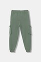 Παιδικό βαμβακερό παντελόνι United Colors of Benetton 3J68CF06I.G.seasonal πράσινο AW25