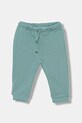 United Colors of Benetton pantaloni de trening din bumbac pentru copii bumbac turcoaz 3J68GF027.P.Season.9BYA