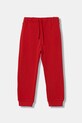 United Colors of Benetton spodnie dresowe bawełniane dziecięce bawełna czerwony 3J68GF027.P.Season.9BYA