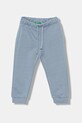 United Colors of Benetton spodnie dresowe bawełniane dziecięce bawełna niebieski 3J68GF027.P.Season.9BYA