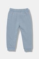 United Colors of Benetton spodnie dresowe bawełniane dziecięce 3J68GF027.P.Season.9BYA niebieski AW25