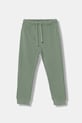 Dětské bavlněné tepláky United Colors of Benetton pletenina zelená 3J68GF027.P.Season.9BYA