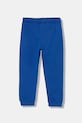 Dětské bavlněné tepláky United Colors of Benetton 3J68GF027.P.Reprop.9BYA modrá AW25