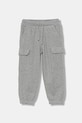 Παιδικό βαμβακερό παντελόνι United Colors of Benetton βαμβάκι γκρί 3J68GF045.P.seasonal