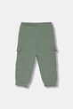 Παιδικό βαμβακερό παντελόνι United Colors of Benetton 3J68GF045.P.seasonal πράσινο AW25