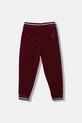 United Colors of Benetton pantaloni de trening pentru copii 32N4CF06E.G.seasonal burgundia AW25