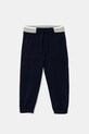 United Colors of Benetton pantaloni de trening pentru copii tricotaj bleumarin 32N4GF050.P.seasonal